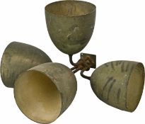 Diego Giacometti; Applique murale à quatre cloches