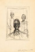 Alberto Giacometti; Triple portrait de Pierre Loeb II