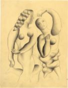 Fernand Léger; Deux Femmes - Étude pour les deux danseuses