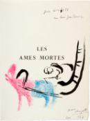 Marc Chagall; Nicolas Gogol. Les âmes mortes. Eaux-fortes originales de Marc Chagall