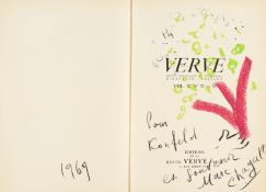 Marc Chagall; Marc Chagall. Dessins pour la Bible, Verve, Vol. X, Nos. 37 et 38