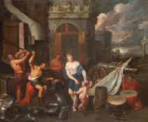 Nicolaas Marten Fierlants – Venus in der Schmiede des Vulkan