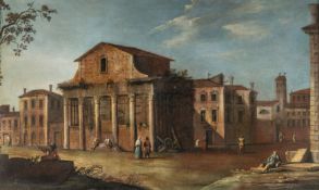 Bernardo Canal – Der Tempel des Antoninus Pius und der Faustina auf dem Forum Romanum
