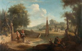 Giovanni Battista Cimaroli – Arkadische Landschaft mit Obelisk
