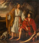 Rembrandt Harmensz. van Rijn (Schule) – Tobias mit dem Erzengel Raphael