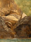 Michael Gottlob Wentzel – Subiaco (Felsstudie)