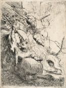 Rembrandt Harmensz. van Rijn – The Small Lion Hunt (with One Lion)