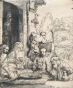 Rembrandt Harmensz. van Rijn – Abraham Entertaining the Angels