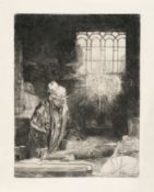 Rembrandt Harmensz. van Rijn – A Scholar in his Study ('Faust')
