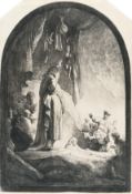 Rembrandt Harmensz. van Rijn – The Raising of Lazarus: The Larger Plate