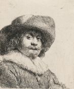 Rembrandt Harmensz. van Rijn – Man in a Broad-Brimmed Hat