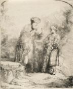Rembrandt Harmensz. van Rijn – Abraham and Isaak