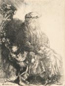 Rembrandt Harmensz. van Rijn – Abraham Caressing Isaac