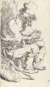 Rembrandt Harmensz. van Rijn – Beggar Seated Warming his Hands at a Chafing Dish