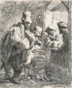 Rembrandt Harmensz. van Rijn – The Strolling Musicians