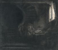 Rembrandt Harmensz. van Rijn – Saint Jerome in a Dark Chamber