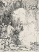 Rembrandt Harmensz. van Rijn – The Rasing of Lazarus: Small Plate