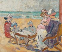 Louis Valtat – Femmes et enfants sur la plage