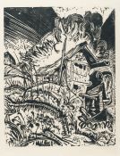 Ernst Ludwig Kirchner – Berghaus mit Gewitterwolke