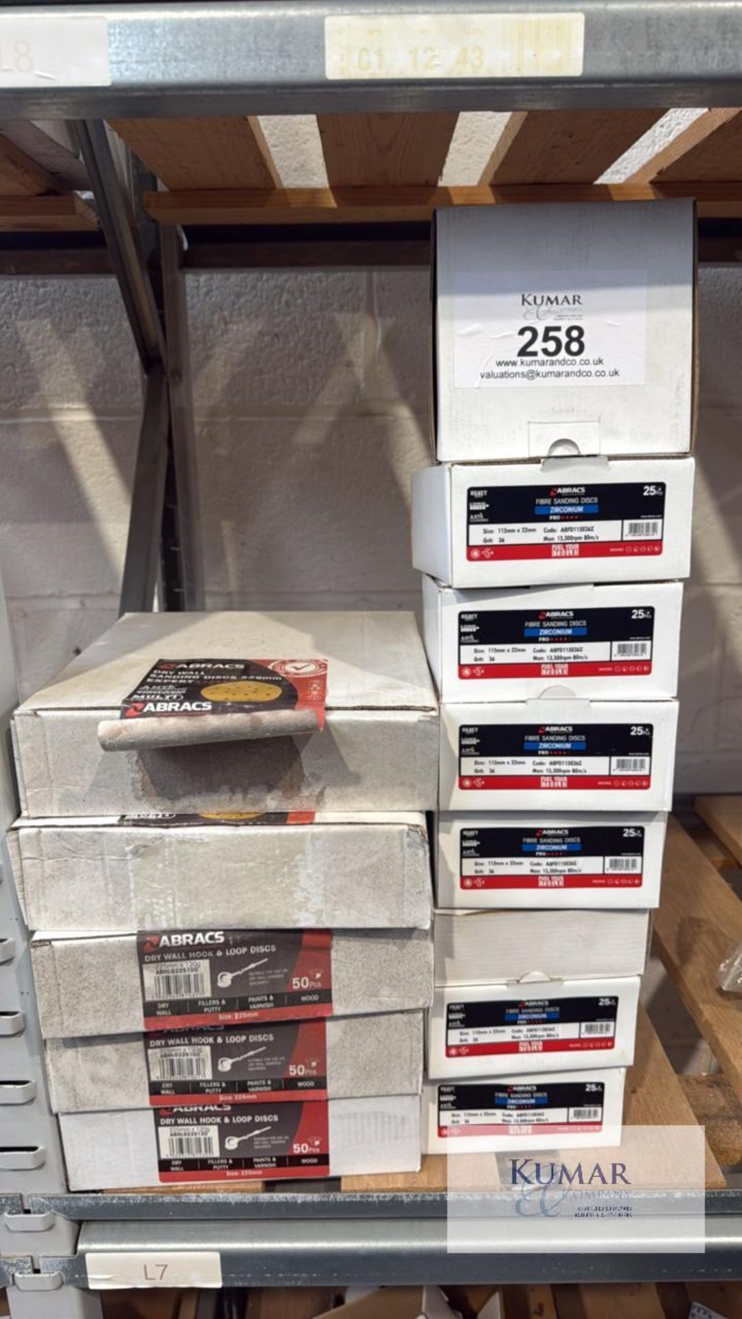 Various Abracs Zirconium Sanding Disks & Dry Wall Disks See Pictures For Size - Image 12 of 12