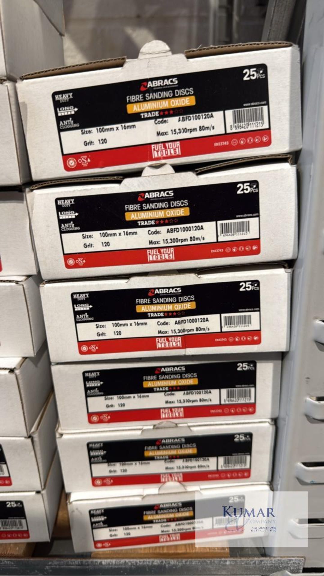 Large Quantity of Abracs Various Sanding Disks - See Pictures for Sizes and Specs - Image 2 of 9