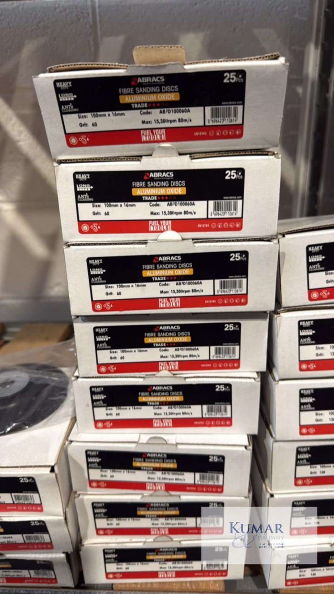 Large Quantity of Abracs Various Sanding Disks - See Pictures for Sizes and Specs - Image 3 of 9