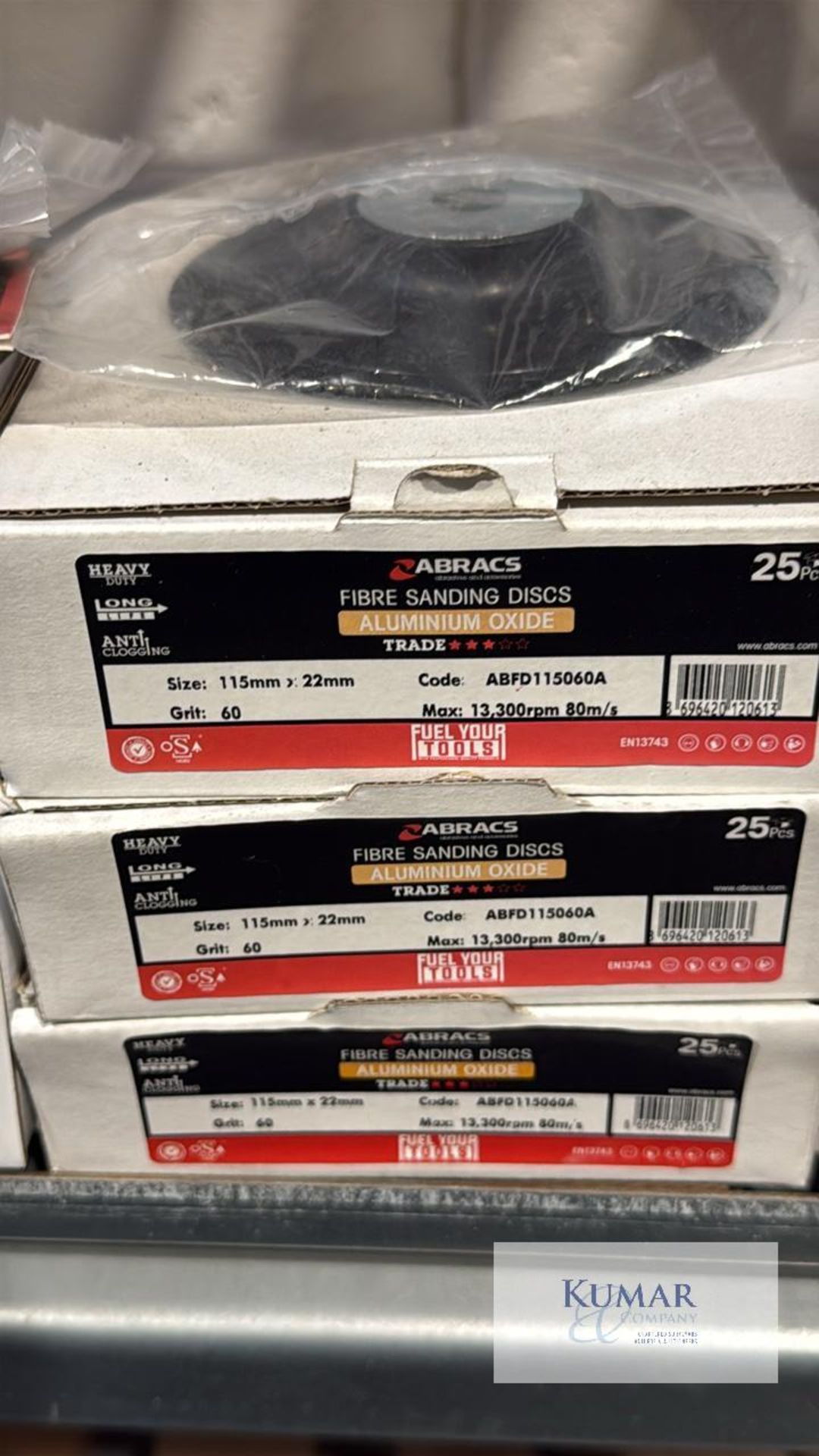 Large Quantity of Abracs Various Sanding Disks - See Pictures for Sizes and Specs - Image 4 of 9