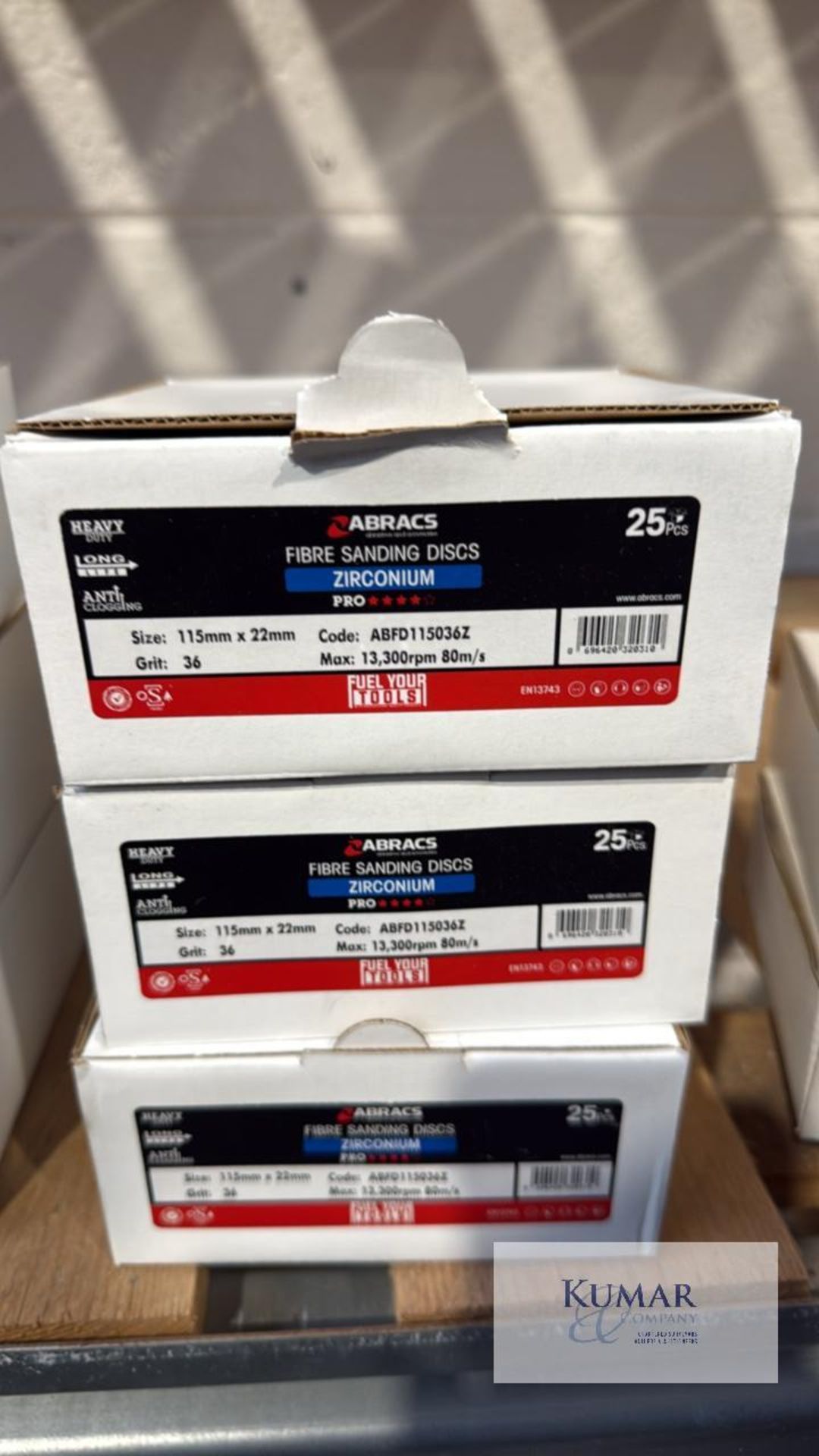 Various Abracs Zirconium Sanding Disks & Dry Wall Disks See Pictures For Size - Image 2 of 12