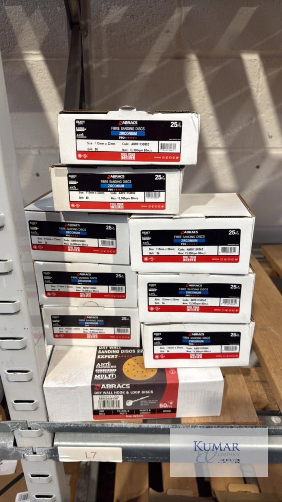 Various Abracs Zirconium Sanding Disks & Dry Wall Disks See Pictures For Size