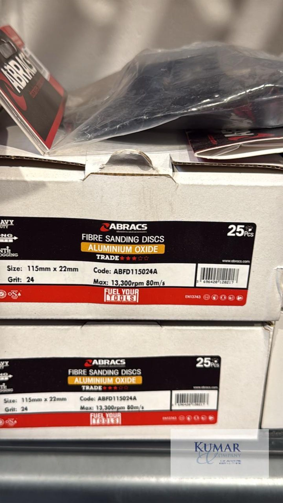 Large Quantity of Abracs Various Sanding Disks - See Pictures for Sizes and Specs - Image 6 of 9