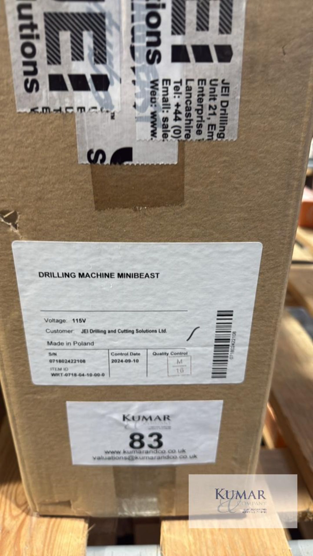 Drilling Machine Minibeast 115V (New RRP £450 + VAT) - Image 5 of 7