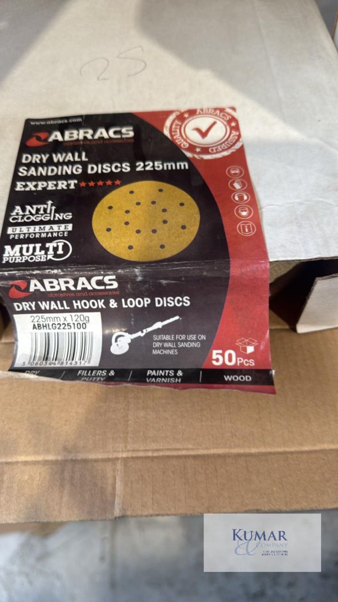 Various Abracs Zirconium Sanding Disks & Dry Wall Disks See Pictures For Size - Image 10 of 12