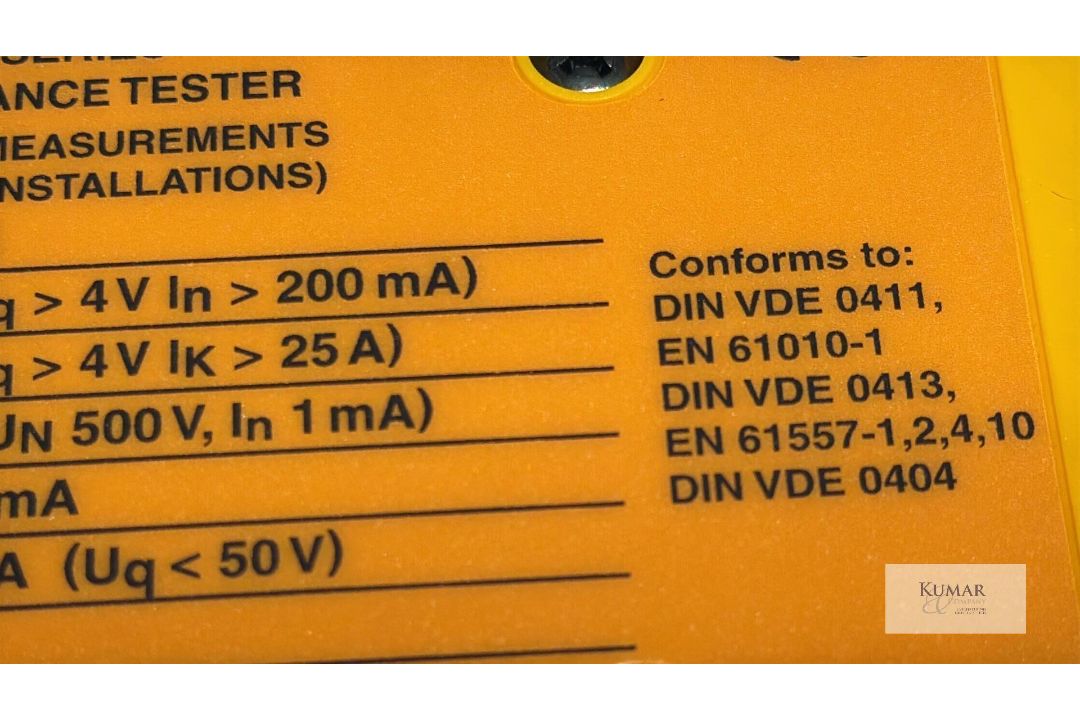Fluke 6500 Appliance Tester/ PAT Tester with Fluke USB Multi Card Reader/Writer & Original Fluke ... - Image 14 of 15