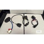 4-Piece Wholesale Job Lot of Premium IT & AV Power Breakout Extension Cables L - 179