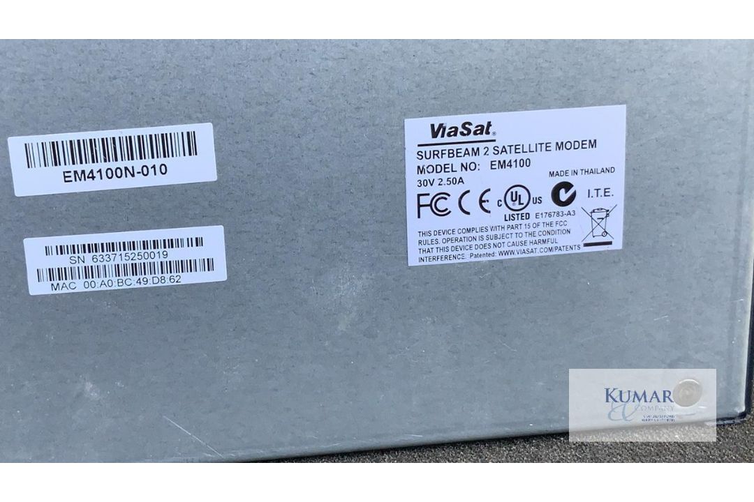 ViaSat SurfBeam 2 Pro Satellite Modem, Model EM4100 - L - 24i - Image 5 of 5