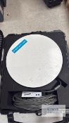 Starlink Circular Wifi Dish & Router with Cables & Large Capacity Carry Case L - 15