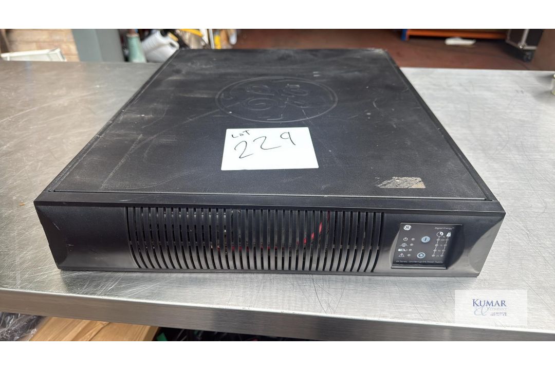 GE Digital Energy VH Series Uninterruptible Power Supply Model 3000 - L - 229 - Image 1 of 9