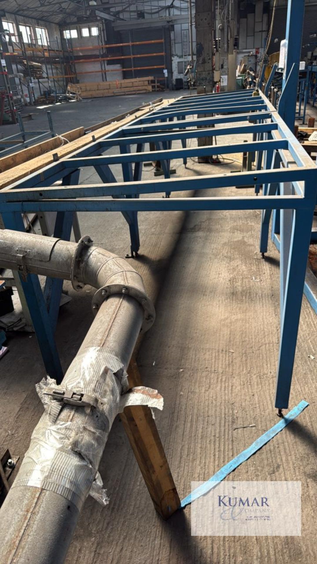Chop off Saw including Dust Extraction Unit with Off Load Table Overall length 5 Metre's - Image 12 of 14