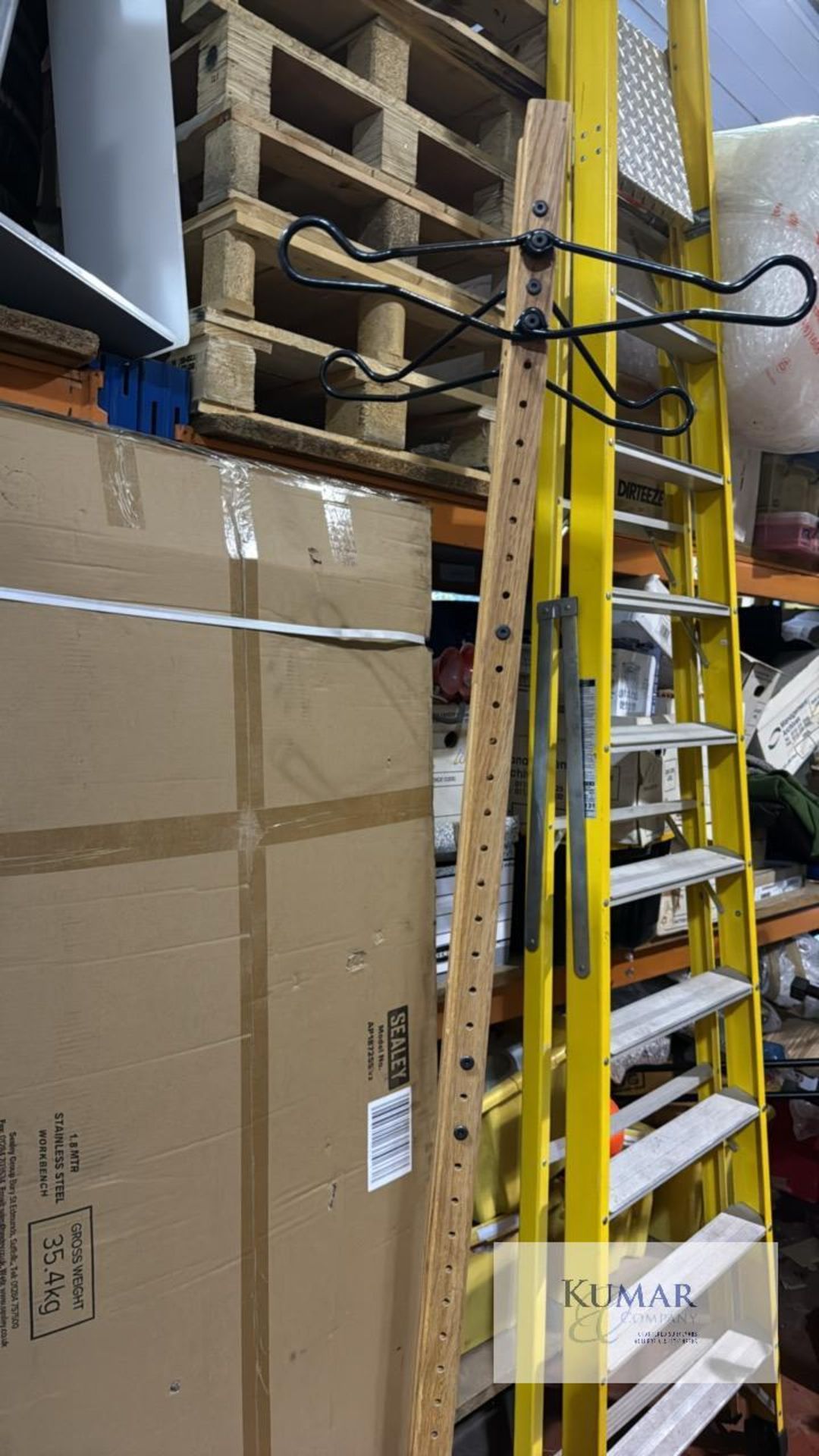 3: Wooden Frame Stands - Image 2 of 3