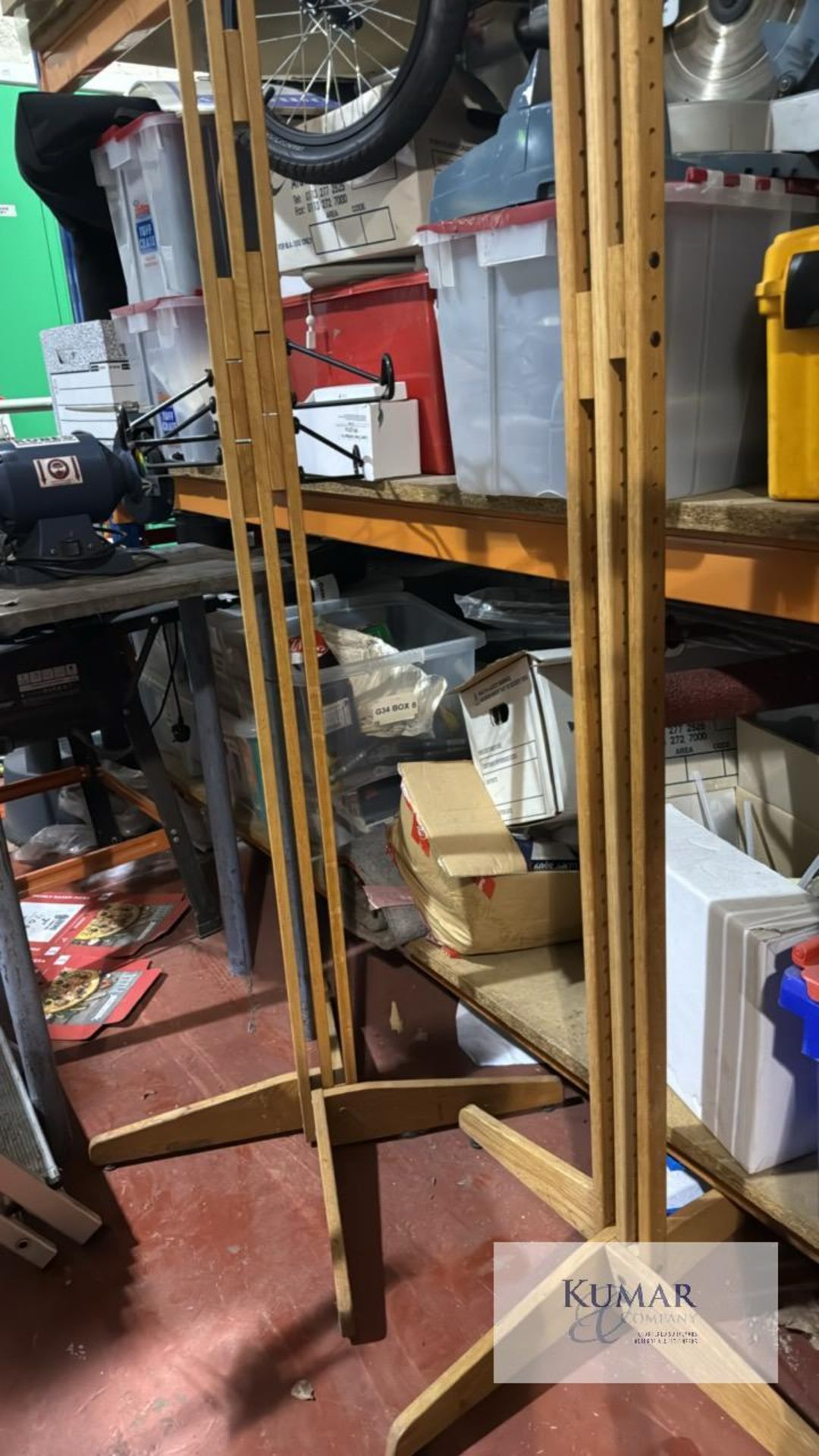 3: Wooden Frame Stands