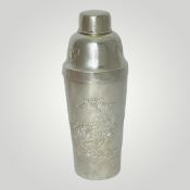 Shaker mit Pfingstrosenmotiv