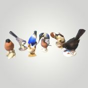 Bing & Gröndahl, Acht Vogeldarstellungen