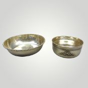 2 Silber-Schalen