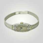 Longines Damen-Armbanduhr Art Deco