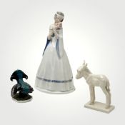 Konvolut von 3 Porzellanfiguren