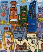 Maler des 20./21. Jh.:  Hot dogs New York