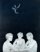 Berowski, Wojciech:  Ohne Titel (Drei Grazien und Fallender)
