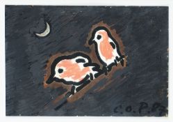 Paeffgen, C. O.:  Ein Ganges-Brillenvogelpaar
