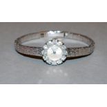 Damenarmbanduhr Cito, Gold mit Brillanten