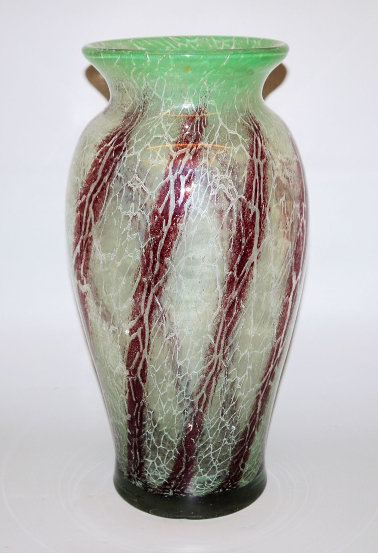 Große Bodenvase aus Ikora-Glas, WMF 1930er Jahre 